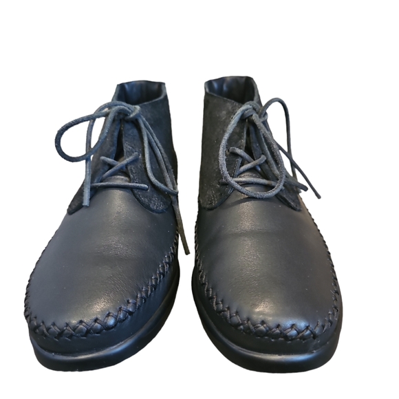 SAS Kich Lace Up Ankle Boot Leather Size 9M Women - Picture 4 of 13